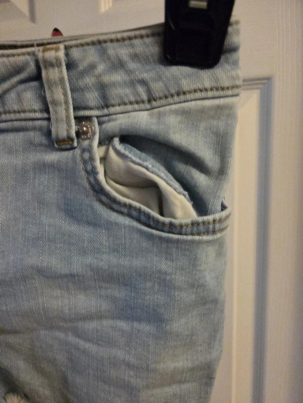 Cat & jack kids light blue denim shorts large L 10/12 girls size